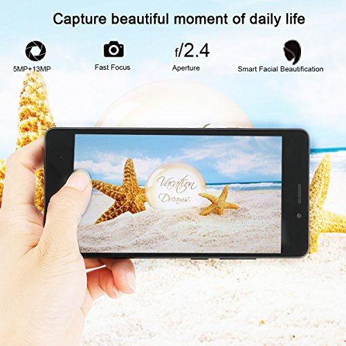 Smartphone in Offerta,Vernee Thor E 5.0 pollici Schermo,Octa Core 3GB RAM 16GB ROM,Android 7.0 Telefono Cellulare con Batteria 5020mAh,Impronta Digitale,Doppia SIM(Grigio)