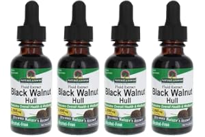 Svart valnötsskrov, alkoholfri, 4 x 30 ml, 2 000 mg per servering, glutenfri förpackning med 4