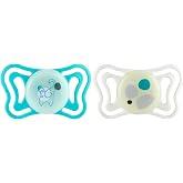 Chicco PhysioForma Light, Pacifier 6-16 M, Newborn Pacifiers with Silicone Soft Nipple, Helps Physiological Breathing and Pro
