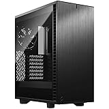 Fractal Design Define 7 Compact Noir Aluminium brossé/Acier - Verre trempé foncé - ATX Intérieur modulaire Mid Tower Boite d'