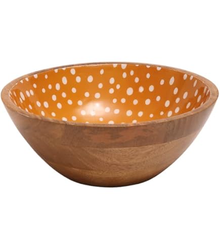 Dexam Sintra Spotted Mango Wood Chip & Dip Bowl Ink Blue only £35.00