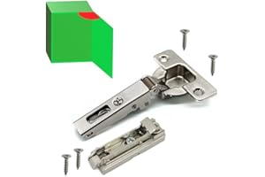 GAMOBIFER Cerniera SALICE Universale con Apertura 110° Applicazione Standard (Chiusura Tradizionale a SCATTO, COLLO BASSO "0", pz 1)