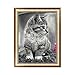 Produktbild sunhoyu DIY Diamant Malerei 5d Diamond Painting Voll, Full Malerei Crystal Strass Stickerei Painting Diamond Dekoration für Home Wall Décor, (30 * 38cm) (Katze) x299#