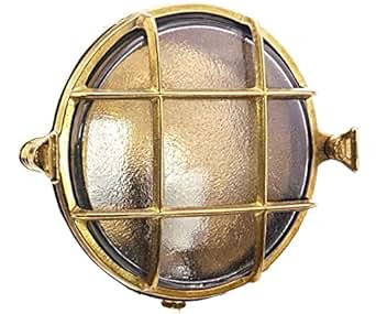plafonnier ovale en laiton poli 17 x 10 cm