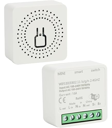 Volet Roulant Intelligent Alexa LoraTap Interrupteur Volet Roulant Connecté WiFi - Compatible Alexa Google - Minuterie - 4 Fils Requis Commande Volet Wifi Alexa