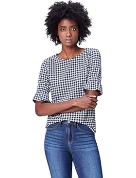 FIND Damen Bluse mit kastenförmiger Silhouette