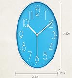 Sucastle® 12 in Kunststoff DIY 3D Wanduhren Modern Design Acryl Wanduhren Wandtattoo Dekoration fürs Wohnzimmer Kinderzimmer Nostalgie Wanduhr ohne Tickgeräusche Wanduhr Europäische Vintage Handarbeit 3D Dekorative Zahnrad aus Holz