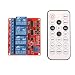 Produktbild 12V 4 Kanal Kanal IR Infrarot Drahtlose Fernbedienung Lernrelaismodul 8m