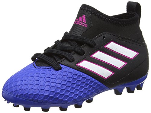 adidas Unisex-Kinder Ace 17.3 Ag J Futsalschuhe, Rot / Schwarz