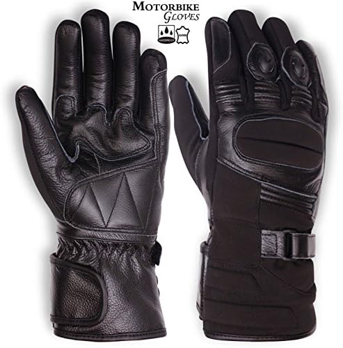 Men's Motorcycle Gloves Motorbike Winter Thinsulate Waterproof Gloves - L