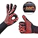 Produktbild ETYGYH Hitzebeständige Handschuhe (932 ° F), Handfingerhandschuhe Für Die Küche/Für Den Außenbereich Zum Grillen, Kochen, Backen, Schweißen Oder Für Die Küche Oder Für Super Heiße Speisen Im Freien,E