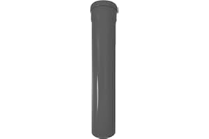 KACZMAREK HT-Rohr DN 110 1000 mm mit Dichtung Abwasserrohr Abflussrohr Grau PP Kunststoff | Abflußrohrsystem DN 110x1000mm Dicke 2,7mm | Kanalrohrsystem | komplettes HT-System