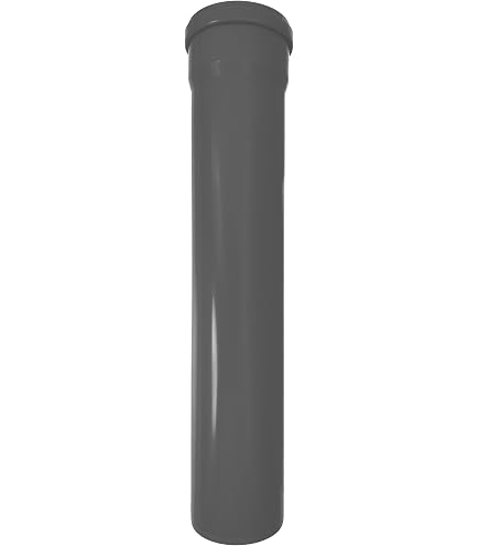 Produktbild von Ostendorf HTsafe HT-Rohr – DN110, 750 Mm, Mit Muffe, B1, 3-fach Dichtlippe, Für Abwasser & Lüftung