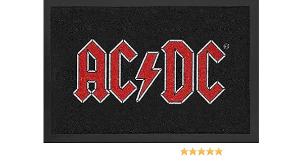 Ac Dc Fussmatte Danger Teppiche Matten Fussmatten Ein Offiziell