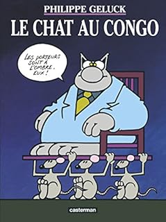 jaquette livre Le Chat au Congo, tome 5
