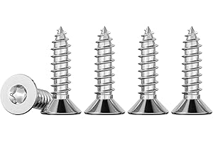 Drenky Vis Torx Inox 3x16 Tete Fraisee Bois En Acier Inoxydable A2 V2A 50 Pièces Autotaraudeuses Entièrement Fileté Vise Clous, Vise Et Fixations, TX10