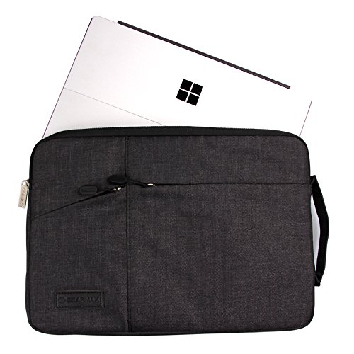 Acxeon Business Laptop Netebook Hülle Sleeve Tasche einfachen Stil Wasserabweisendes Nylongewebe Notebook Sleeve für MacBook Air / Pro Retina, Surface pro4, Ultrabook /Netbook (11.6/ 12″, Grau) - 2