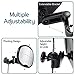 Back Seat Baby Car Mirror | #1 Stability | 1 Minute easy installation | 2016 Bracket Design | large black shatterproof | fix to rear headrest bar | multiple adjustability wide angle view
