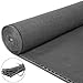 Produktbild EUGAD Zaunblende Schattiernetz Sichtschutz Tennisblende Windschutz Schattiergewebe Netz Staubschutz mit Kabelbinder Anthrazit 1,5x15 m GZZ1182an03