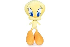 Play by Play Looney Tunes - Peluche de los Personajes - Coyote, Piolín, Taz, Silvestre, Correcaminos, Lucas, Bugs Bunny - Calidad Super Soft (Piolin)