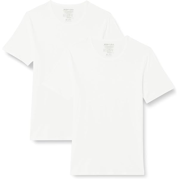Lot De 2 T-shirts Thermorégulateurs Dim Sport Homme - Col V, Coton, Technologie Thermorégulatrice Active