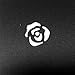 Goldenssy 1x Template Model Sticker Decal Pierced for Nail Art Stamping Prints Pattern Rose Flower