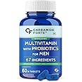 Carbamide Forte Multivitamin Tablet For Men | Multi vitamin For Men With Probiotics For Immunity & Energy | Multivitamin Supplement With Zinc, Multivitamins, Multiminerals - 60 Veg Tablets