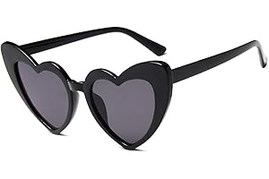 crazy bean Gafas De Sol Corazón Polarizadas Retro Para Mujer Gafas Fiesta Protección UV400