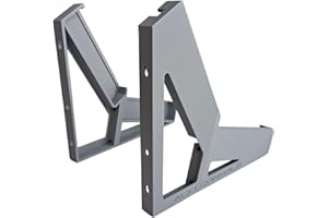 SMB Acid Console Desktop Stand for 2 Behringer TD-3 & RD-6 Synthesizers, Silver Grey, 15° and 60° Angles