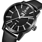 Herren Quarzuhr mit Wochendatum Stilvoll raffinierte Sportuhr