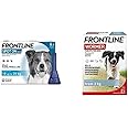 FRONTLINE Spot On Flea & Tick Treatment for Medium Dogs (10-20kg) - 6 Pipettes & FRONTLINE WORMER for Dogs - 2 Tablets