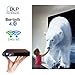Price comparison product image Portable Mini Pico Projector Pocket Home Cinema DLP 3D Bluetooth Projectors Smart HD 1080P Mobile Wireless Android Beamer Proyectors, Built-in Battery Speakers Wifi, HDMI USB VGA/AV 3.5mm Audio Out