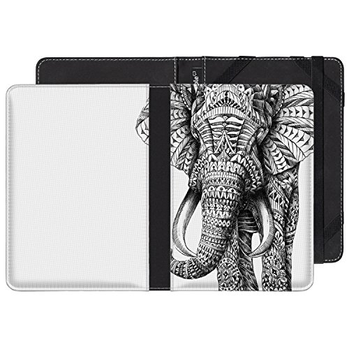 caseable Kindle und Kindle Paperwhite Hülle, Ornate Elephant - 2