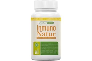 HEALTHY FUSION NaturFusion - InmunoNatur | Potente Complejo Multivitamínico, Minerales y Oligoelementos Esenciales | Multivitaminas para hombre y mujer | Energía, fuerza, vitalidad y soporte inmunológico | 90U.