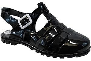 S & B Footwear Children's/Kids/Girls Glittery Summer/Garden/Beach/Holiday Jelly shoes