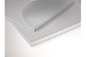 Renz 310690034 6.9 mm Ring Wire Cut Element - White. 3:1 Pitch. A4. 100 Wires per Box.