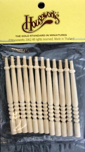 Dolls House Miniature DIY Builders Timber Merchants Staircase Spindles Balusters