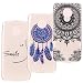 Produktbild (3 Pack) Everainy Motorola Moto G6 Play Hülle Silikon Durchsichtig Gummi Handyhülle Stoßstange Cover für Motorola Moto E5 Hüllen Ultradünn Stoßfest Transparent (Smile/Blau Traumfänger/Schwarz Mandala)