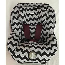 MOON-BEBE housses pour maxi cosi bebe confort opal (gris zigzag)