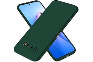 EASSGU Custodia per Samsung Galaxy S10+ / Samsung S10 Plus (6.4" Inches), Cover Morbida in Silicone TPU - Verde scuro