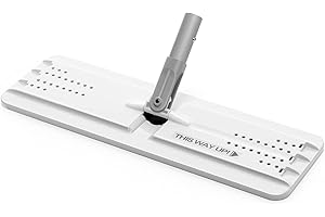 JOYMOOP Flacher Wischmoppkopf, Moppkopf mit 1 Mikrofaser-Pad, 1 Packung