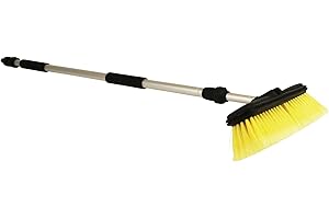 CARPOINT NULL Protecton Cepillo de Lavado con Mango Telescópico | Cepillo de Lavado con Mango Extensible Coche | Cepillo Telescópico Coche