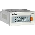 SELEC LTC9A, Time + Count totaliser, hour meter, contact/voltage selectable, CE Certified product