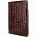 Produktbild Leder-Schutzhülle 730"Cinema für 12,9 Zoll (32,9 cm) Apple iPad Pro – schwarz, von Piel Frama braun (Crocodile Brown)