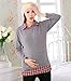ANNO Maternity Plus Size False 2 Lapel Collar Long Sleeve Check Pregnant Shirt US XL(Asian XL) Grey