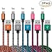 Produktbild Lightning Cable, 5 Pack Pasway Nylon Durable Bunte Geflochtene 2.0A Hochgeschwindigkeits-Ladekabel für iPhone X/8/8 Plus/7/7 Plus/6/6 Plus/5S/iPad Mini/Air/Pro (1M)