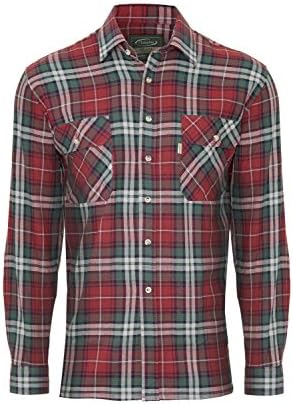 Champion Country Clothing Mens Kempton Luxury 100% Cotton Tartan Country Check Lumberjack Work Shirt