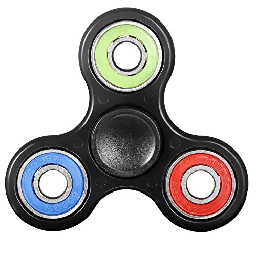 Arshiner High Speed Hand Finger Spinner Toy360 Tri-Spinner for Relieving ADD / ADHD / Anxiety / Autism and Stress