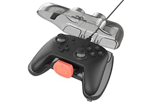 Zhixteu Transparente Schutzhülle für Switch 2 PRO Controller, PC Schutzhülle, Kratzfeste Hartschalenhülle, Durchsichtige Hülle