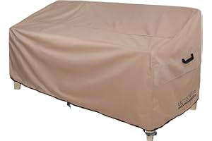 ULTCOVER Patio Furniture Sofa Cover 88W x 35D x 35H inch Waterproof Outdoor 3-Seater Couch Cover